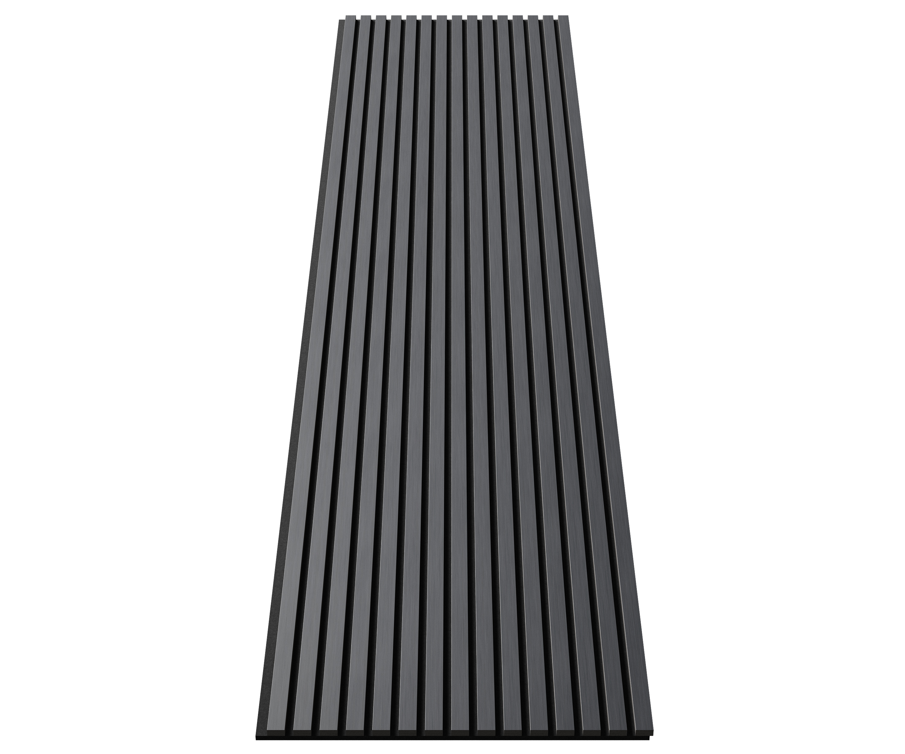 МДФ стеновая панель акустическая Cosca Decor Монако Дуб Антрацит Темно-серый черный войлок 2750×600×21